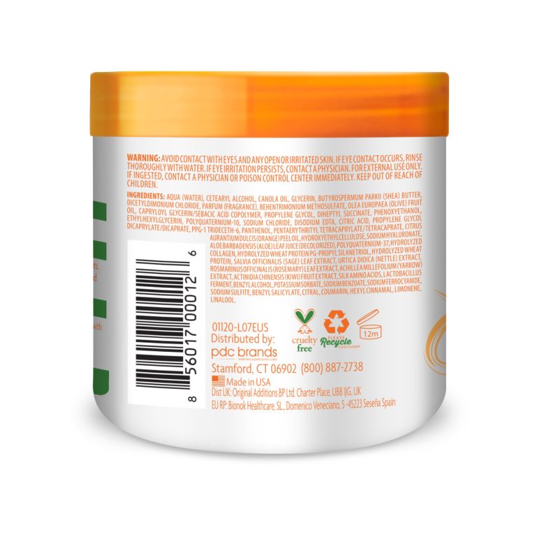 Cantu Leave-In Conditioning Repair Cream 453g back packaging and ingredients