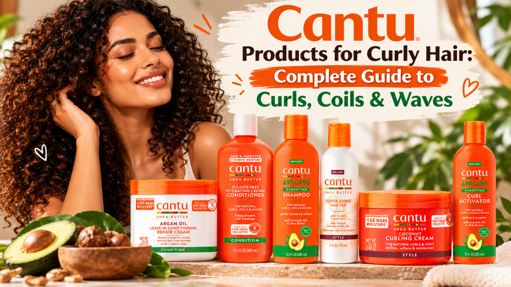 Cantu products for curly hair